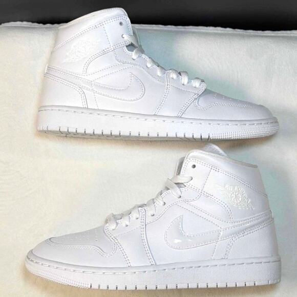Nike Shoes - Nike Air Jordan 1 Mid “Triple White” – DV0991-111 | 8.5W